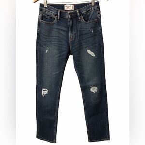 A&F Kids Skinny Stretch Distressed Jeans- Boys Size 15/16